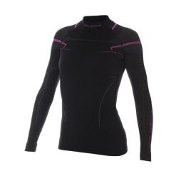 Termoaktywna damska bluza narciarska Brubeck Thermo. Czarne bielizna termoaktywna damska Brubeck, xl, bez wzorów, z dzianiny, bez kaptura, narciarskie. Za 188.99 zł.