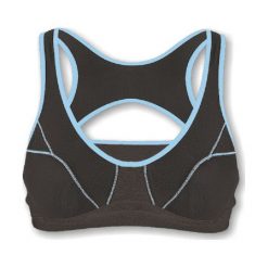 Sensor Biustonosz Lissa Black/Blue 85 C. Bielizna termoaktywna damska marki Sensor. W wyprzedaży za 55.00 zł.