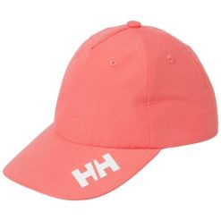 Czapka z daszkiem Helly Hansen Crew Cap 2.0. Czerwone czapki z daszkiem Helly Hansen, bez wzorów. Za 188.00 zł.
