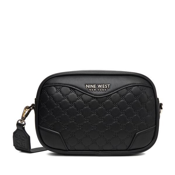 Torebka Nine West. Czarne listonoszki Nine West, bez wzorów, bez dodatków. Za 199.99 zł.