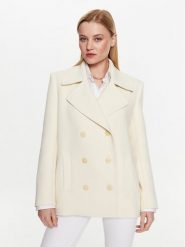 Patrizia Pepe Płaszcz przejściowy 8O0071/A5J1-W346 Écru Regular Fit. Płaszcze Patrizia Pepe, bez wzorów, z syntetyku, bez kaptura. Za 1,789.00 zł.