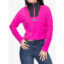 Bluza damska Helly Hansen Daybreaker Cropped Fleece. Fioletowe bluzy Helly Hansen, xs, bez wzorów, bez kaptura. Za 245.99 zł.