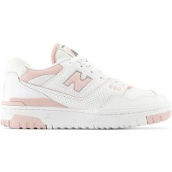 Buty Sportowe New Balance BBW550BP białe. Białe buty treningowe bez wzorów, z materiału, bez zapięcia. Za 765.44 zł.
