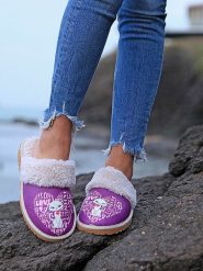 Goby Kapcie w kolorze fioletowym ze wzorem rozmiar: 42. Różowe kapcie Goby, bez wzorów, z materiału. Za 130.99 zł.