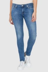 7 FOR ALL MANKIND Niebieskie jeansy PYPER SLIM ILLUSION Stride. Niebieskie jeansy 7 for all mankind, s, bez wzorów, z bawełny. W wyprzedaży za 499.99 zł.