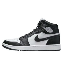Air Jordan 1 High Golf Panda. Białe swetry Jordan, bez wzorów, ze skóry, klasyczne, bez ramiączek. Za 1,430.60 zł.