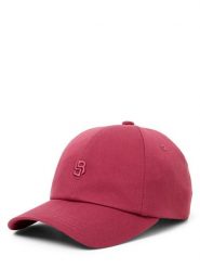 BOSS Czapka z daszkiem dla kobiet Kobiety Bawełna (100%) czerwony|wyrazisty róż, ONE SIZE. Czerwone czapki z daszkiem Boss, bez wzorów, z bawełny, klasyczne. Za 199.95 zł.