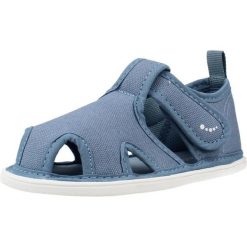Sandały BLANDITOS BETTABD Niebieski. Niebieskie sandały BLANDITOS BY CRIO'S, bez wzorów, z tkaniny, bez obcasa, bez zapięcia. Za 134.99 zł.