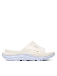 Hoka Klapki ORA Recovery Slide 3 1135061 Kremowy. Białe klapki HOKA, bez wzorów, z syntetyku, sportowe, bez obcasa, bez zapięcia. Za 299.99 zł.