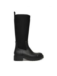 Calvin Klein Kalosze YW0YW02002 Czarny. Czarne kalosze Calvin Klein, bez wzorów, z materiału, bez zapięcia. Za 559.99 zł.