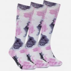 Skarpety Damskie Zimowe Narciarskie Zestaw 3 sztuk SURFANIC Pro Tech Watercolour. Białe skarpetki Surfanic, bez wzorów, narciarskie. Za 109.99 zł.