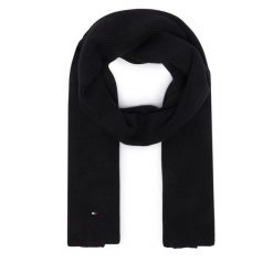 Szalik Tommy Hilfiger. Czarne szaliki i kominy Tommy Hilfiger, bez wzorów. Za 289.99 zł.