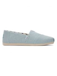 TOMS Espadryle w kolorze turkusowym rozmiar: 36. Niebieskie espadryle TOMS, bez wzorów, bez obcasa. Za 119.95 zł.