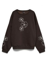 Vero Moda Bluza w kolorze brązowym rozmiar: L. Brązowe bluzy Vero Moda, l, bez wzorów, z bawełny, bez kaptura. Za 144.95 zł.