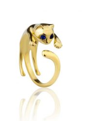 Heliophilia Pozłacany pierścionek z cyrkoniami rozmiar: onesize. Niebieskie pierścionki Heliophilia, z cyrkonią, pozłacane. Za 86.99 zł.