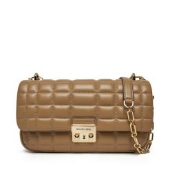 Torebka MICHAEL Michael Kors. Brązowe torebki klasyczne MICHAEL Michael Kors, bez wzorów, klasyczne, bez dodatków. Za 849.99 zł.