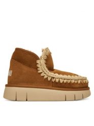 Mou Śniegowce MU.FW531009A Brązowy. Brązowe śniegowce Mou, bez wzorów, ze skóry, bez zapięcia. Za 1,009.00 zł.