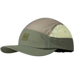 Czapka z daszkiem BUFF 5 PANEL GO CAP DOMUS. Zielone czapki z daszkiem Buff, bez wzorów, sportowe. Za 140.99 zł.