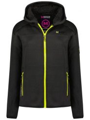 Maison Montaigne Kurtka polarowa "Tormai" w kolorze czarnym rozmiar: XXL. Czarne kurtki Maison Montaigne, xxl, bez wzorów, z polaru, bez kaptura. Za 86.99 zł.