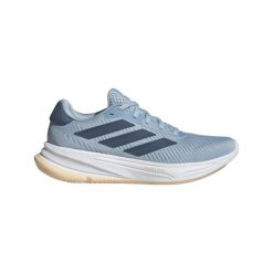 Damskie buty do biegania adidas Supernova Ease. Niebieskie buty do biegania adidas, bez wzorów, z materiału, bez zapięcia, do biegania. Za 348.45 zł.