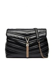 Valentino Torebka Privilege VBS8DN09 Czarny. Czarne kopertówki Valentino, bez wzorów, ze skóry, wizytowe, bez dodatków. Za 359.99 zł.