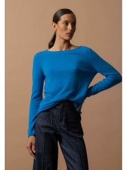 Perfect Cashmere Kaszmirowy sweter "Megan" w kolorze niebieskim rozmiar: L. Niebieskie swetry Perfect Cashmere, l, bez wzorów, z kaszmiru, bez ramiączek. Za 264.15 zł.