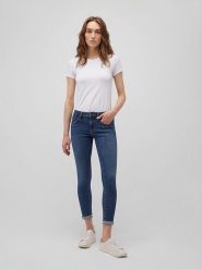 MAVI Dżinsy "Lexy" - Skinny fit - w kolorze granatowym rozmiar: W25/L27. Niebieskie jeansy Mavi, l, bez wzorów, klasyczne. Za 164.95 zł.