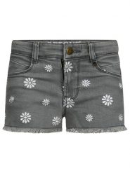 Retour Szorty dżinsowe "Lorient" w kolorze szarym rozmiar: 140. Szare szorty Retour, z aplikacjami, ze skóry. Za 105.14 zł.