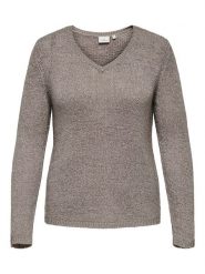 ONLY Sweter w kolorze szarym rozmiar: XL-54. Szare swetry ONLY, xl, bez wzorów, bez ramiączek. Za 56.39 zł.