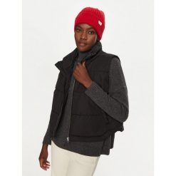 Czapka Pepe Jeans. Czerwone czapki zimowe Pepe Jeans, bez wzorów, z jeansu. Za 139.99 zł.
