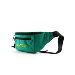 Saszetka na biodra MANTO COMBO zielona. Białe nerki i saszetki MANTO, bez wzorów, casualowe, bez dodatków. Za 79.99 zł.