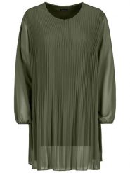 Sublevel Sukienka w kolorze oliwkowym rozmiar: M/L. Zielone sukienki Sublevel, l, bez wzorów, bez kołnierzyka, bez ramiączek, midi. Za 79.45 zł.