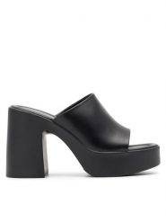 DeeZee Klapki H85819-1 Czarny. Czarne klapki DeeZee, bez wzorów, z syntetyku, bez obcasa, bez zapięcia. Za 73.99 zł.