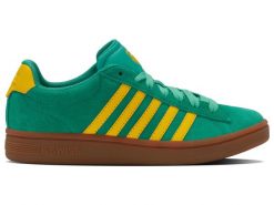 Buty K-Swiss COURT TIEBRK II SDE (99492-382-M). Zielone buty treningowe K-SWISS, bez wzorów, bez zapięcia, na fitness i siłownię. Za 169.00 zł.