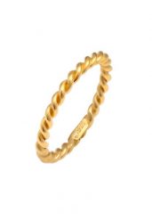 Nenalina Ladies Twisted Basic Plain Trend w srebrze 925 Sterling Silver Pierścionki 1 ct Damski. Szare pierścionki Nenalina, pozłacane. Za 248.99 zł.