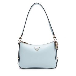 Torebka Guess. Niebieskie torebki klasyczne Guess, z aplikacjami, klasyczne, bez dodatków. Za 299.99 zł.