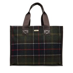 Torebka Barbour. Zielone torebki klasyczne Barbour, bez wzorów, klasyczne, bez dodatków. Za 489.99 zł.