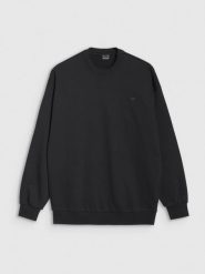 4F Bluza dresowa nierozpinana bez kaptura uniseks - czarna M. Czarne bluzy bez kaptura 4f, m, bez wzorów, z bawełny, bez kaptura. W wyprzedaży za 69.99 zł.