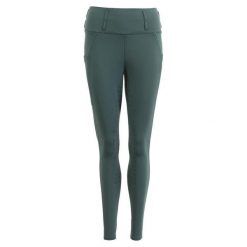 Damskie legginsy jeździeckie z pełną przyczepnością BR Equitation CLX. Niebieskie legginsy BR, bez wzorów, z elastanu, eleganckie. Za 383.00 zł.