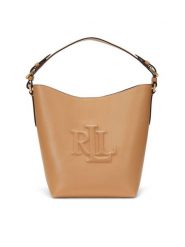 LAUREN RALPH LAUREN Torebka Medium Witley Leather Bucket Bag 431950855008 Brązowy. Brązowe torebki klasyczne Lauren Ralph Lauren, bez wzorów, ze skóry, bez dodatków. Za 1,189.00 zł.