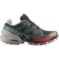 Buty do biegania damskie Salomon Speedcross 6 Gtx. Czarne buty do biegania Salomon, bez wzorów, z materiału, bez zapięcia, do biegania, salomon speedcross. Za 967.00 zł.