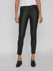 Vila Spodnie materiałowe Commit 14036194 Czarny Skinny Fit. Czarne spodnie materiałowe Vila, bez wzorów, z materiału. Za 109.99 zł.