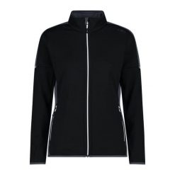 Bluza damska turystyczna CMP 32E0356. Czarne bluzy CMP, l, bez wzorów, sportowe, bez ramiączek, bez kaptura. Za 340.00 zł.