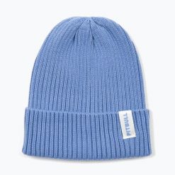 Czapka zimowa Pitbull Beanie Pitbull Acacia. Niebieskie czapki zimowe PITBULL, bez wzorów, z dzianiny, sportowe. Za 62.99 zł.