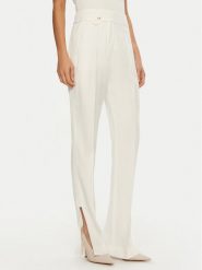 JACQUEMUS Spodnie materiałowe 24E241PA038 Biały Regular Fit. Białe spodnie materiałowe JACQUEMUS, bez wzorów, z materiału. Za 1,849.00 zł.