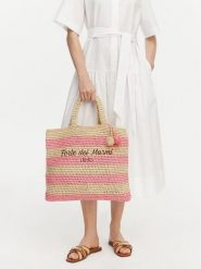 Liu Jo Torebka VA6197 A0006 Różowy. Czerwone shopper bag Liu Jo, bez wzorów, bez dodatków. Za 389.99 zł.