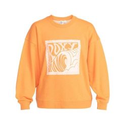 Bluza turystyczna damska Roxy Take Your Place. Brązowe bluzy bez kaptura Roxy, na zimę, bez wzorów, z bawełny, bez kaptura, snowboardowy. Za 161.70 zł.