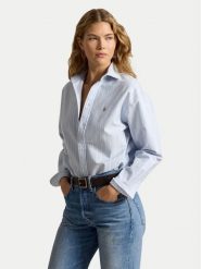 Polo Ralph Lauren Koszula 211B21507002 Niebieski jasny Relaxed Fit. Niebieskie koszule Polo Ralph Lauren, m, bez wzorów, z bawełny, bez kołnierzyka, bez ramiączek. Za 819.99 zł.