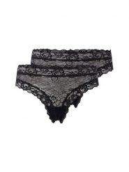 SKINY Stringi w zestawie 2 sztuk Kobiety czarny, 38. Czarne stringi Skiny, bez wzorów. Za 129.95 zł.