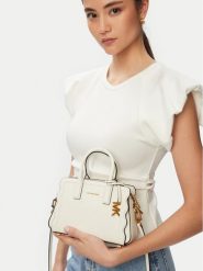 MICHAEL Michael Kors Torebka 32T6A9IC0L Kremowy. Białe torebki klasyczne MICHAEL Michael Kors, bez wzorów, ze skóry, bez dodatków. Za 902.99 zł.